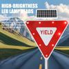 24 Solar Powered Led Speed Limit Sign - Waterproof Aluminum Traffic Signal with Flashing Lights for Enhanced Road Safety 1pc view 3
