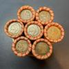 1 Crimped (Sealed) Roll, 1909-1958 Wheat Pennies with Indian Head Ender! 50 Coins, Average to Good Condition, Search for Errors, uncirculated Possible! view 1
