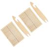 2 Sets Poplar Wood Weaving Kit, DIY Craft Weaving with Weaving Stick for Kids and Beginners, Educational Wooden for Tapestries Scarves at Home view 4