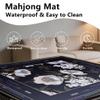 AOASK Mahjong Mat - Non-Slip Noise Reduction Gaming Mat for American MahjongAnti-Scratch Table Protector with Storage Bag view 4