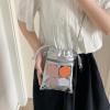 Lightweight Crossbody Drawstring Bag PU Storage Organizers for Plush Dolls Functional Pouches Crossbody Pouches view 2