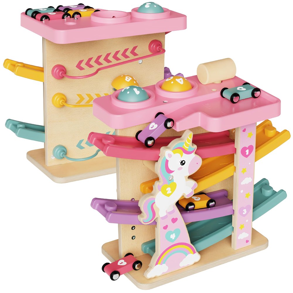 Montessori Toddler Toys for 1-2 Year Old Girls, First Birthday Gifts, Pink