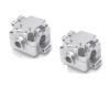 AQWBTYD Compatible with WLtoys 284131 K969 K979 K989 K999 P929 P939 1/28 RC Car Parts 2PCS Metal Gearbox RC Assortment(White) view 1