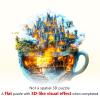 Wooden Puzzles for Adults, Magic Cup Puzzles with 3D Visual Effect, Adult Puzzles, Birthday Gifts for Women Men (L- 13.4 * 12.4 in 215 pcs) view 2