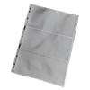 36pcs Money Banknote Paper Album Page Collecting Holder Sleeves 3-Slot Loose Leaf Sheet Protection for Stamps Currency view 1