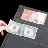 36pcs Money Banknote Paper Album Page Collecting Holder Sleeves 3-Slot Loose Leaf Sheet Protection for Stamps Currency view 4