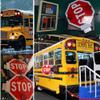 18" LED School Bus Stop Sign, Manual/Electric Blinking Safety Sign, IP56 Waterproof, High Visibility Traffic Warning for Buses, 12V/24V Power, Essential School Safety Tool view 3