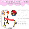 Adjustable Kids Fitness Barbell Set - Weight Bench & Leg Press for Ages 3-12, Perfect for Boys & Girls Beginner Exercise and Fun Workouts At Home view 4