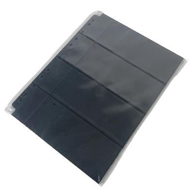36pcs Paper Money Storage Banknote Collecting Album Page A4 Bank Note Collection Sheet Holder Sleeves Dollar Bill Organizer(Multi-Colored)
