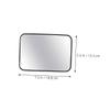 SECFOU Car Mirror for Rear Facing Seats Safety Mirror with Wide View for Backseat Monitoring view 2