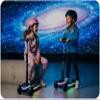 Ricokids Children's Scooter 3 Years - Tricycle Children's Scooter - Foldable Scooter with LED Light Deck - 20 Light Modes - 3-Level Height Adjustment - Leddi Black view 4