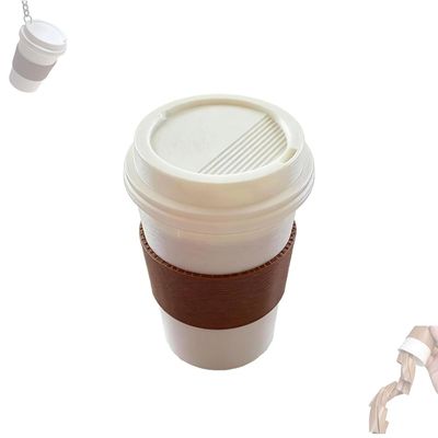 3D Printed Coffee Spill Fidget, Creative Coffee Cup Shaped Twist Sensory Keychain, Funny Stress Relief Desktop Decorative Gadget for Home & Office, Gift for Friends (3)