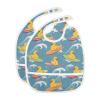foixnub Baby Bibs for Boys Girls Cartoon Yellow Ducks Colorful Surfboard Newborn Drooling Bibs for Feeding Teething 2pack view 2