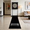 Darts Mat with 4 Standard Throwing Lines Oche, 300x34cm Dart Floor Mat, Darts Board Floor Protector, Dart Oche Mats, Professional Non-Slip Oches Throw Line for Playroom Living Room Bar view 4