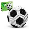 Befun Soccer Building Blocks Set, 437 Pieces Challenging STEM Building Kit for Adults & Teens 14 15 16, 3D Mini Soccer Model Educational Toy, Stress Relief Desk Decoration for Home & Office view 1