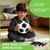 Befun Soccer Building Blocks Set, 437 Pieces Challenging STEM Building Kit for Adults & Teens 14 15 16, 3D Mini Soccer Model Educational Toy, Stress Relief Desk Decoration for Home & Office view 4