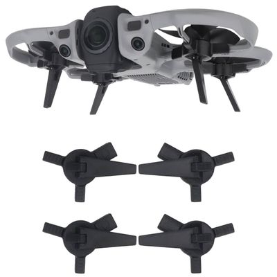 4PCS Landing Gear for DJI Avata 360, Height-Increasing Tripod Foldable Quick Release Extension Landing Legs Protection Kit for DJI Avata 360 Drone Accessories (Black)