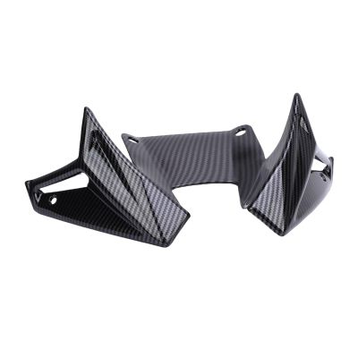Srliya Aerodynamic Front Spoiler Winglet Enhance Stability Downforce for CB500 2024-2025 (Carbon Fiber Style)