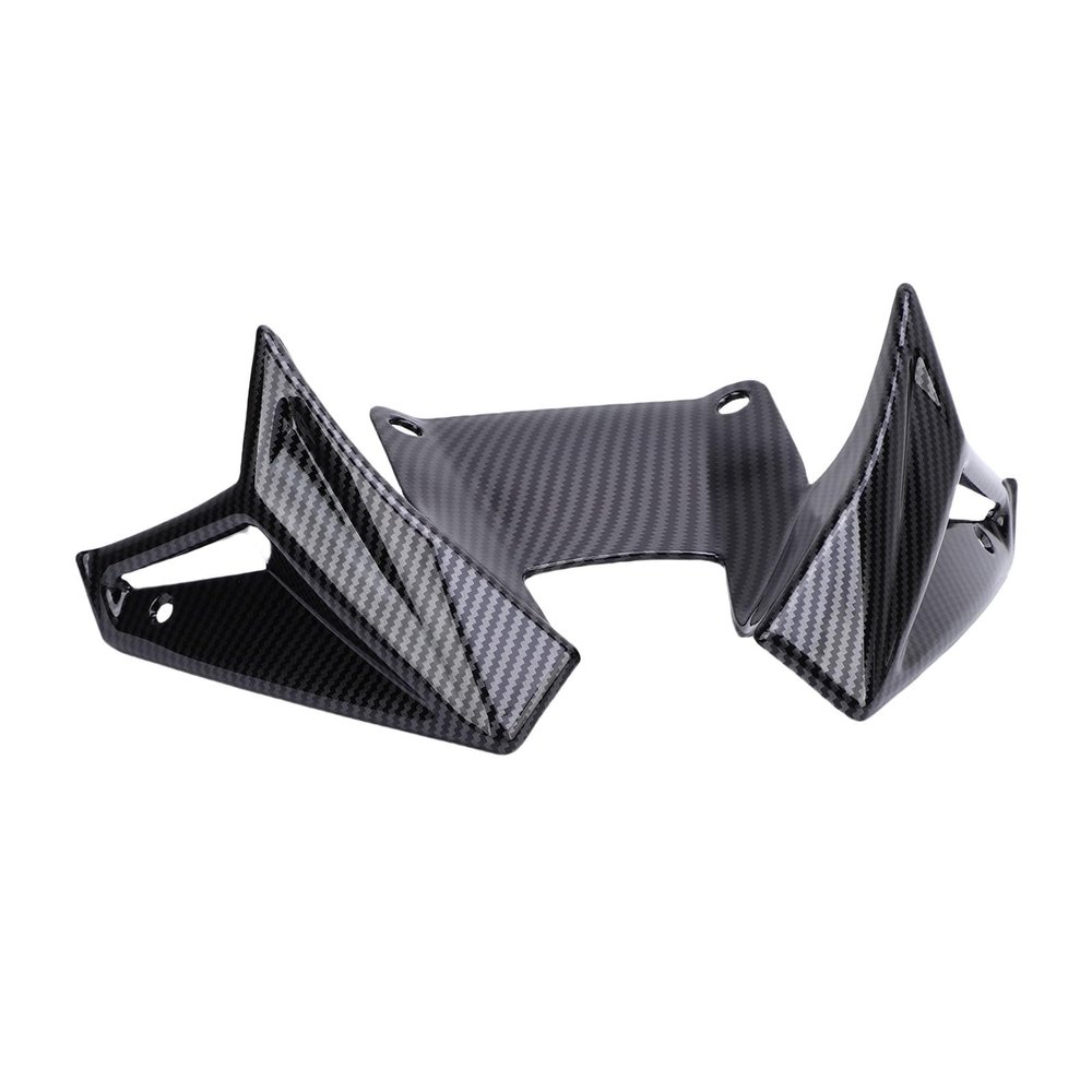 Srliya Aerodynamic Front Spoiler Winglet Enhance Stability Downforce for CB500 2024-2025 (Carbon Fiber Style)