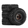 2.2" 13555mm RC Truck Tires and Aluminum Wheels Compatible with SCX10 90046 AXI03007 Compatible with TRX4 TRX6 1/10 RC Crawler car Upgrade Accessories (Copper) view 1