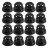 WESIEVYA 20pcs Plastic Nut Caps and Bolt Protective Covers for Playground Equipment, Black Screw Bolt Covers for M8/m10 Screws, Safety Hardware for s Play Sets view 1