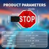 18" LED Stop Sign for School Buses - DC 12V/24V, Flashing Traffic Safety Light, Available in 1/2/4 Pcs, Electric Stop Signs for Public Safety view 3