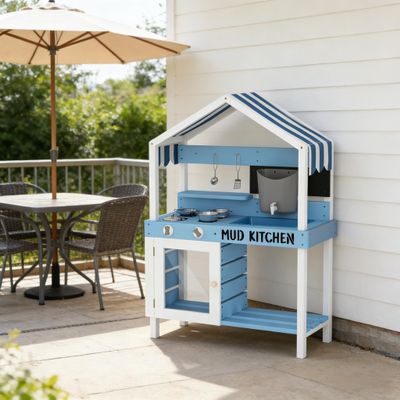 Kids Kitchen, Wooden Mud Kitchen