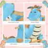 Dinosaur Rocking Soft Chair Toy, Kids Rocking Toy view 3