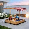 Children Sand Play Station Outdoor, Kids Wooden Sandbox view 2