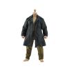 1/12 Action Figure Clothes,Two-Piece Set for 6" Strong Male Action Figures,1:12 Scale mininature Clothing Suit. (Long Trench Coat 3-Piece Set) view 2