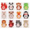 Hilitand 12pcs Monthly Baby Stickers, Cute Cartoon Photo Props for Newborn 1-12 Month Memories, with Easy Peel and Stick Design view 2