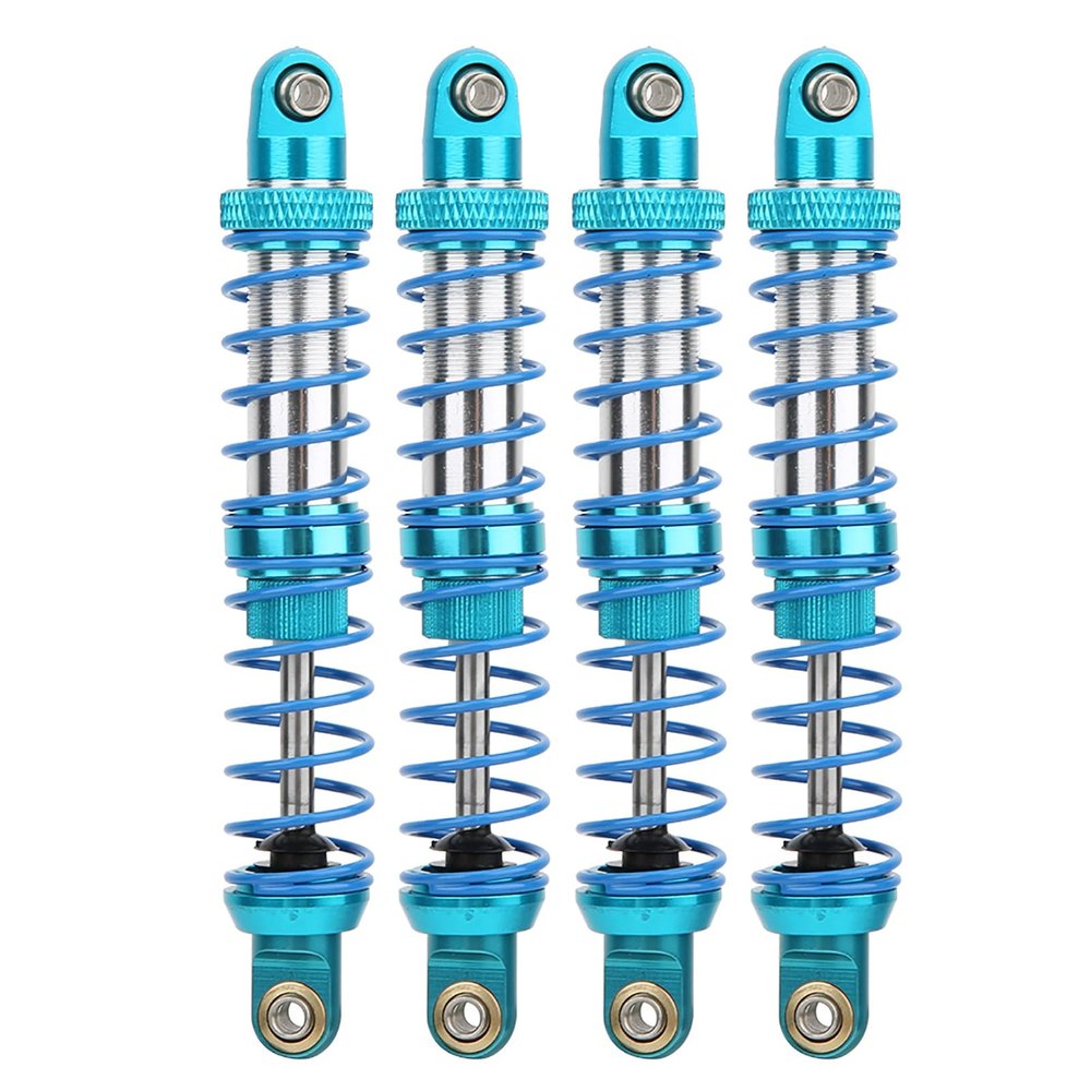 Julihai Metal Shock Damper, Sturdy Durable with Spare Springs for 1/10 RC Crawler Cars SCX10 D90 Axial Wraith (90mm)