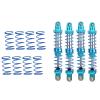 Julihai Metal Shock Damper, Sturdy Durable with Spare Springs for 1/10 RC Crawler Cars SCX10 D90 Axial Wraith (90mm) view 2