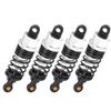 Julihai 4Pcs Aluminum Alloy for 1 10 RC Car, with High Protection and Long Durability, Replacement Accessory for HSP Exceed HPI (Silver) view 2
