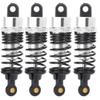 Julihai 4Pcs Aluminum Alloy for 1 10 RC Car, with High Protection and Long Durability, Replacement Accessory for HSP Exceed HPI (Silver) view 3