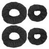 LOPUNER 4pcs Wheel Cover for Baby Stroller - Wheelchair Front & Rear Tire Protector - Noise Reducing & Anti-Scratch for Bassinet Pushchair Pram Outdoor Trip view 1