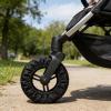 LOPUNER 4pcs Wheel Cover for Baby Stroller - Wheelchair Front & Rear Tire Protector - Noise Reducing & Anti-Scratch for Bassinet Pushchair Pram Outdoor Trip view 4