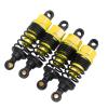 Julihai 4Pcs Aluminum Alloy for 1 10 RC Car, with High Protection and Long Durability, Replacement Accessory for HSP Exceed HPI (Gold) view 1