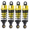 Julihai 4Pcs Aluminum Alloy for 1 10 RC Car, with High Protection and Long Durability, Replacement Accessory for HSP Exceed HPI (Gold) view 2