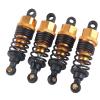 Julihai 4Pcs Aluminum Alloy for 1 10 RC Car, with High Protection and Long Durability, Replacement Accessory for HSP Exceed HPI (Gold) view 4