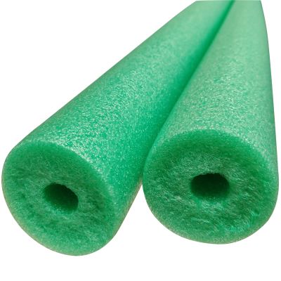 2-Pack 60" Floating Pool Noodles Foam Tube, Soft Large Black Foam Noodle, Thick Hollow Noodles, Bulk Swim Noodles for Pool, Beach, Crafts, DIY Projects, Extra Dense & Durable (Green)
