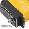 25KG RC Servo Gear, Metal Steering Engine, Waterproof, for 1:8 1:10 RC Car and Ship - High Torque Performance, CNC Aluminum Case, Durable Steel Gears view 4