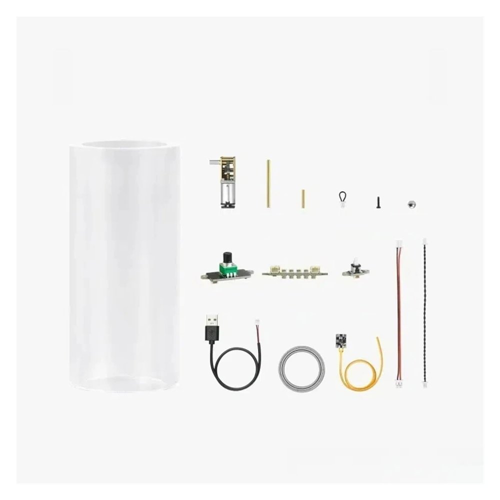 For 360 Rotating Marble Run for Bambulab Enclosed with Lights for Maker World for Creator Program ZH057