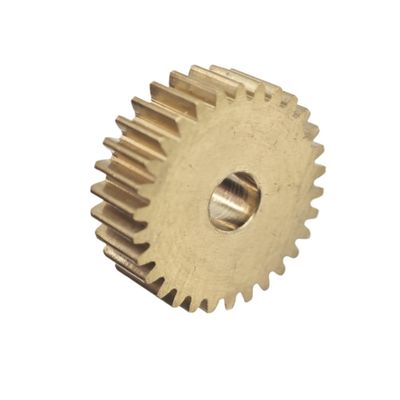 UDKHALSJ Gear Pinion, Engine,0.6M 99T 60.6mm OD 5mm Thickness Brass Cylindrical .6 Module 99 Teeth Straight Flat Spur Shaft Hardware(3.17mm bore)