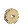 UDKHALSJ Gear Pinion, Engine,0.6M 99T 60.6mm OD 5mm Thickness Brass Cylindrical .6 Module 99 Teeth Straight Flat Spur Shaft Hardware(3.17mm bore) view 3