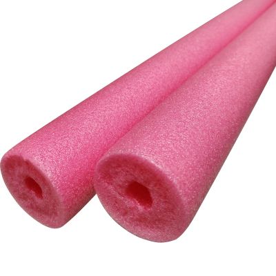 2-Pack 60" Floating Pool Noodles Foam Tube, Soft Large Black Foam Noodle, Thick Hollow Noodles, Bulk Swim Noodles for Pool, Beach, Crafts, DIY Projects, Extra Dense & Durable (Pink)