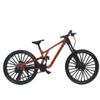 Mini Finger Mountain Bike Toy, Miniature Bicycle Model Ornament, Cake Topper & Home Decor Crafts .Downhill Mountain Bike Die-Cast Model, Black, 8.07 x 4.53 in, Detailed Replica Collectible view 1