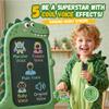 YLL Karaoke Machine for Kids, Portable Mini Speaker with 2 Wireless Microphones, Kids Toy Gifts for Boys Ages 3, 4, 5, 6, 7, 8, 9, 10+ Years Old, 4-12th Birthday Singing Home Family Party view 3