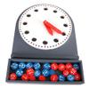 LLTCMAOYI Montessori Activity Clock, Wooden Time Learning Toy, Educational Tool to Teach Hours & Minutes view 3
