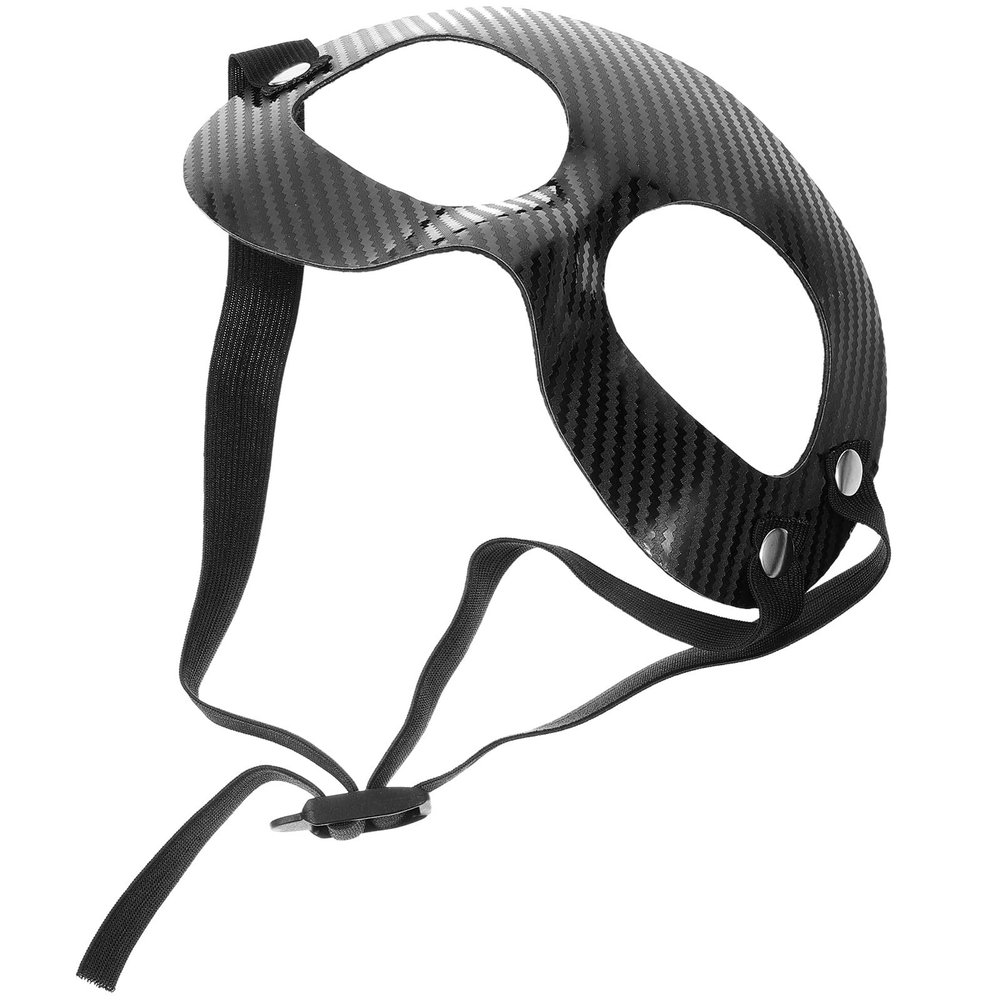 BESTonZON Football Basketball Protective Sports Mask for Men and Women, Large Eye Plastic Halloween Party Cosplay Accessory for Festival and Performance
